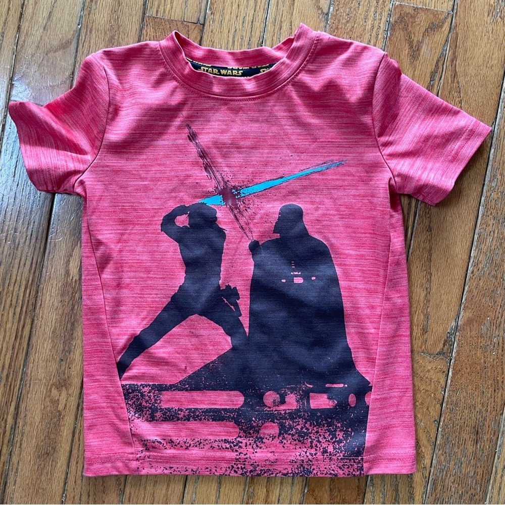 Star Wars Kids Red Graphic T-Shirt Size 4